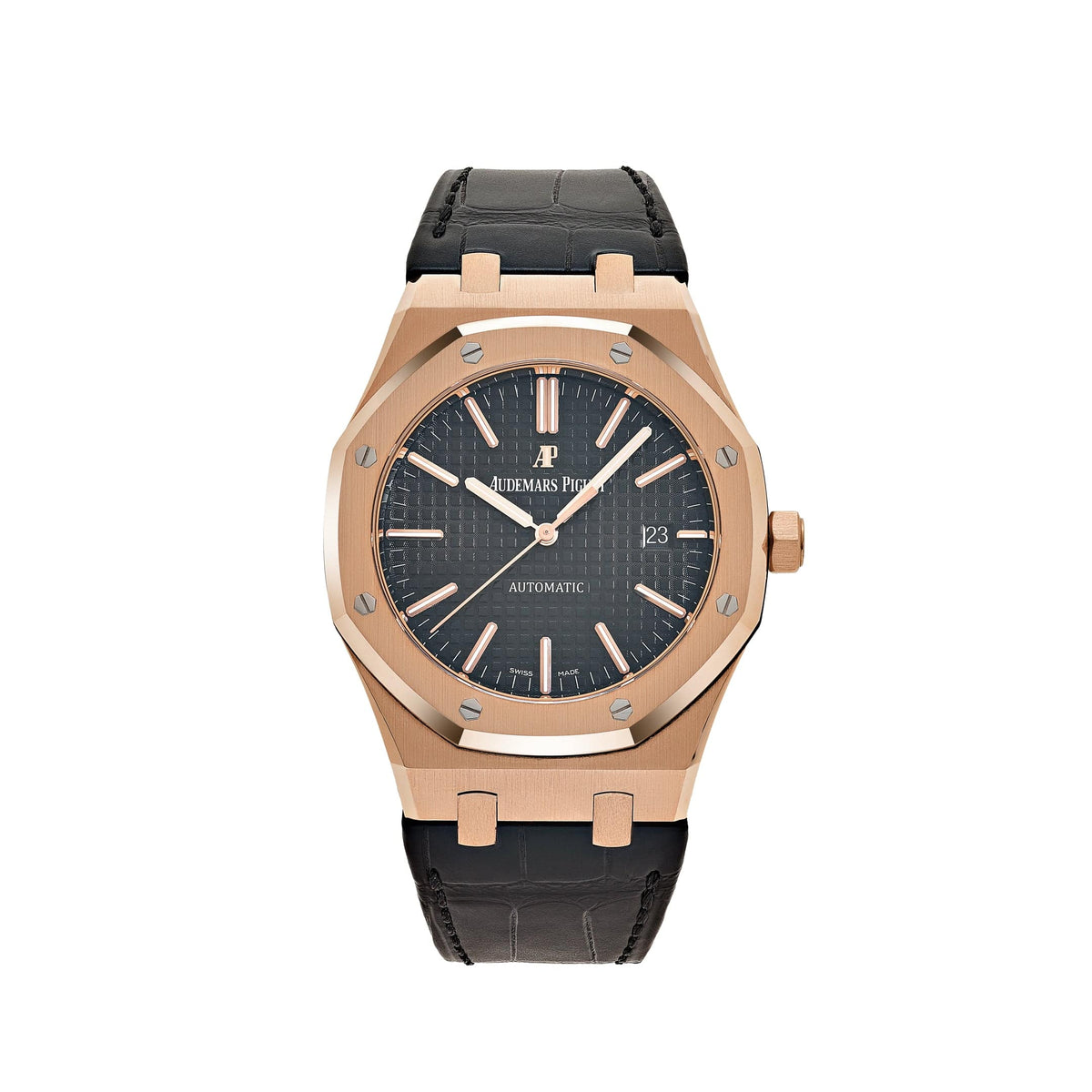 Audemars Piguet Royal Oak 15400OR.OO.D002CR.01 Rose Gold Black Dial