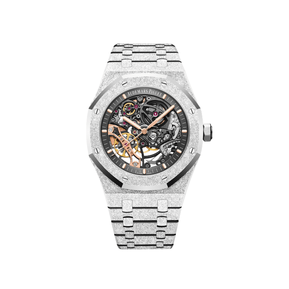 Audemars Piguet Royal Oak 15407BC.GG.1224BC.01 Double Balance Wheel Frosted Gold