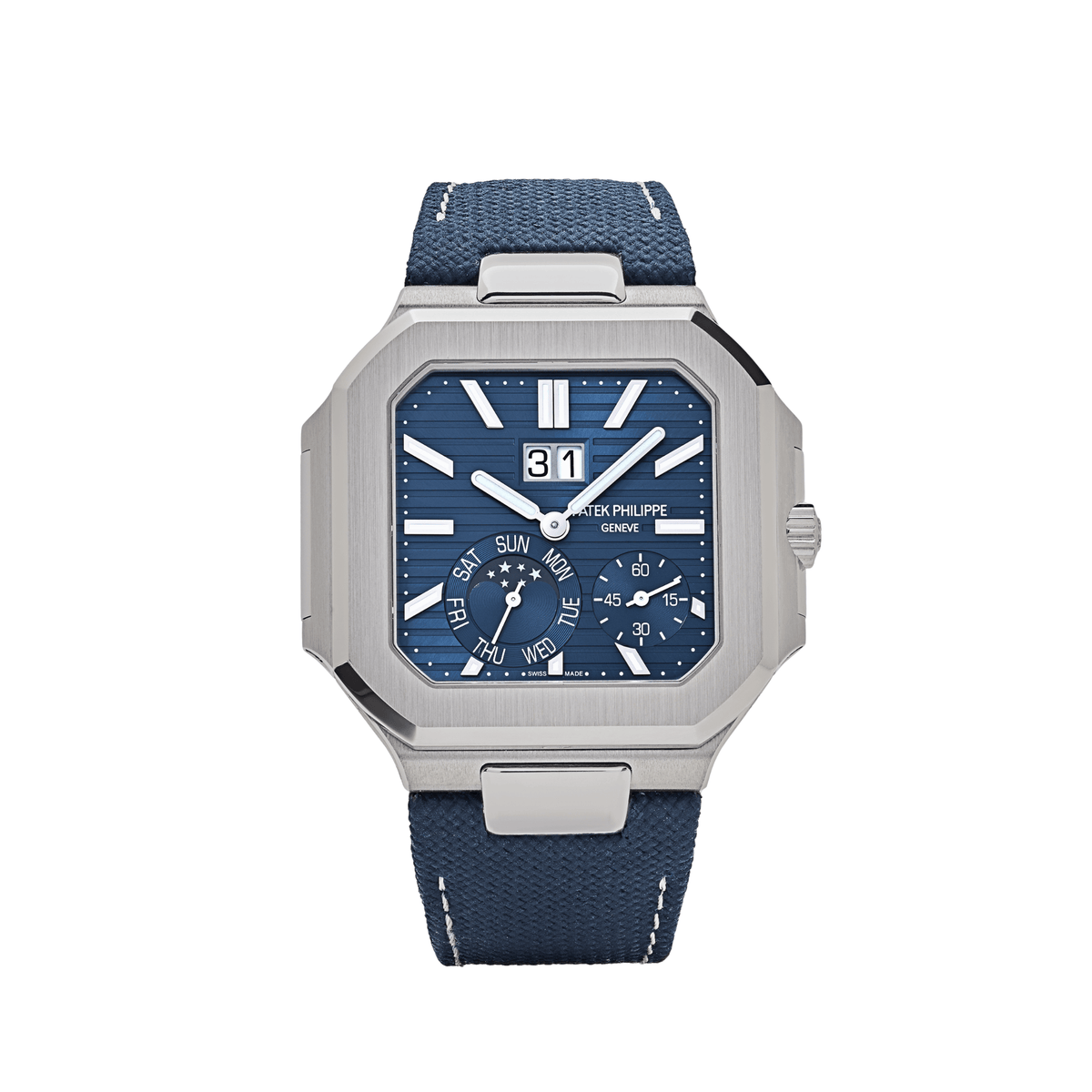 Patek Philippe Cubitus 5822P-001 Platinum Blue Dial Moon Phase (2025)
