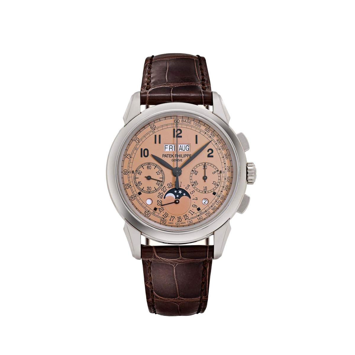 Patek Philippe Grand Complications 5270P-001 Perpetual Calendar Chronograph Platinum Salmon Dial (2020)