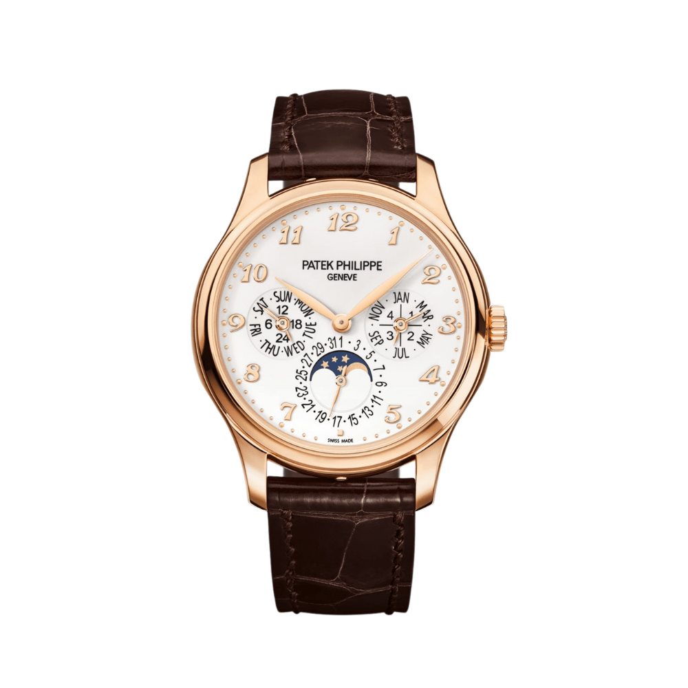 Patek Philippe Grand Complications 5327R-001 Perpetual Calendar Rose Gold White Dial