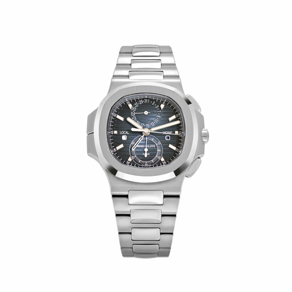 Patek Philippe Nautilus 5990/1A-011 'Travel Time' Flyback Chronograph Stainless Steel Blue Dial (2023)
