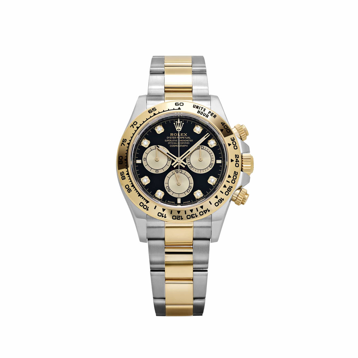 Rolex Daytona 126503 Stainless Steel Yellow Gold Black Diamond Dial (2024)
