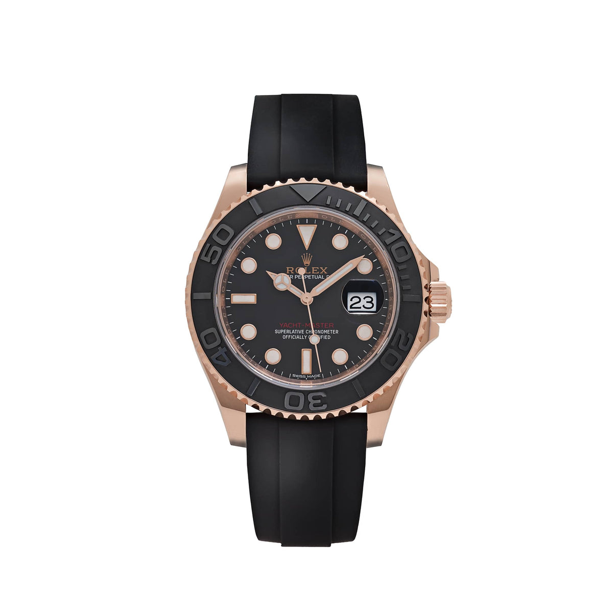 Rolex Yacht-Master 40 116655 Rose Gold Black Dial