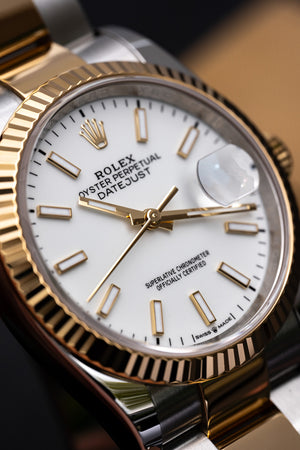 Rolex Datejust 36 126233 Yellow Gold Stainless Steel White Roman Dial Jubilee (2025) — foto 11