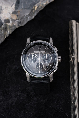 Audemars Piguet Code 11.59 26393NB.OO.A002KB.01 Selfwinding Chronograph Black Ceramic White Gold Grey Dial — foto 10