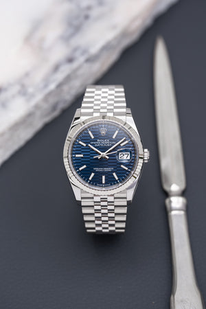 Rolex Datejust 36 126234 Stainless Steel Blue Dial Jubilee (2025) — foto 11