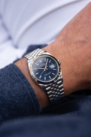 Rolex Datejust 36 126234 Stainless Steel Blue Dial Jubilee (2025) — foto 12