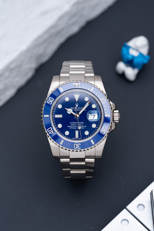 Rolex Submariner Date 116619LB 'Smurf' White Gold Blue Dial Blue Bezel (2019) — foto 7