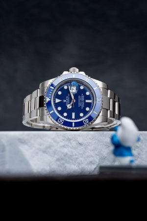 Rolex Submariner Date 116619LB 'Smurf' White Gold Blue Dial Blue Bezel (2019) — foto 9