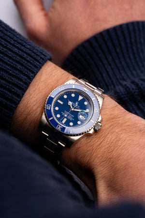 Rolex Submariner Date 116619LB 'Smurf' White Gold Blue Dial Blue Bezel (2019) — foto 8
