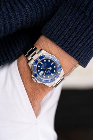 Rolex Submariner Date 116619LB 'Smurf' White Gold Blue Dial Blue Bezel (2019) — foto 11