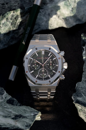 Audemars Piguet Royal Oak 26240ST.OO.1320ST.04 Selfwinding Chronograph '50th Anniversary' Stainless Steel Khaki Green Dial (2022) — foto 10