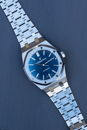 Audemars Piguet Royal Oak 15450ST.OO.1256ST.03 Stainless Steel Blue Dial — foto 2