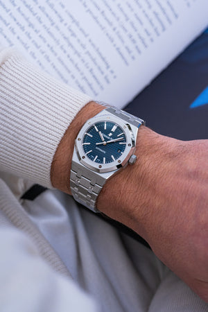 Audemars Piguet Royal Oak 15450ST.OO.1256ST.03 Stainless Steel Blue Dial — foto 3