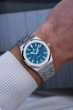 Audemars Piguet Royal Oak 15450ST.OO.1256ST.03 Stainless Steel Blue Dial — foto 5