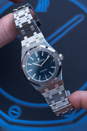 Audemars Piguet Royal Oak 15450ST.OO.1256ST.03 Stainless Steel Blue Dial — foto 6