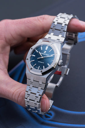 Audemars Piguet Royal Oak 15450ST.OO.1256ST.03 Stainless Steel Blue Dial — foto 8