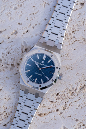Audemars Piguet Royal Oak 15450ST.OO.1256ST.03 Stainless Steel Blue Dial — foto 12
