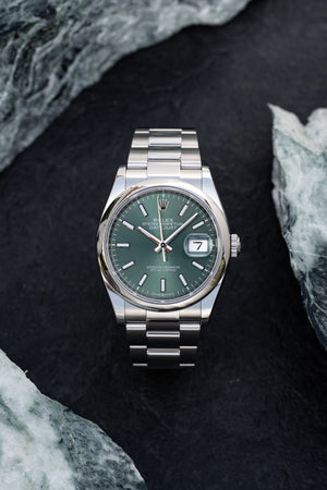 Rolex Datejust 36 126200 Stainless Steel Mint Green Dial Oyster (2025) — foto 11