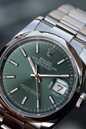 Rolex Datejust 36 126200 Stainless Steel Mint Green Dial Oyster (2025) — foto 12