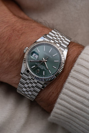 Rolex Datejust36 126234 Stainless Steel Mint Green Dial Jubilee (2024) — foto 8