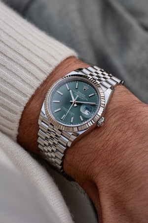 Rolex Datejust36 126234 Stainless Steel Mint Green Dial Jubilee (2024) — foto 10