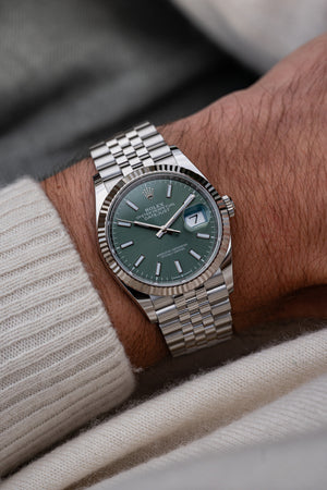 Rolex Datejust36 126234 Stainless Steel Mint Green Dial Jubilee (2024) — foto 12