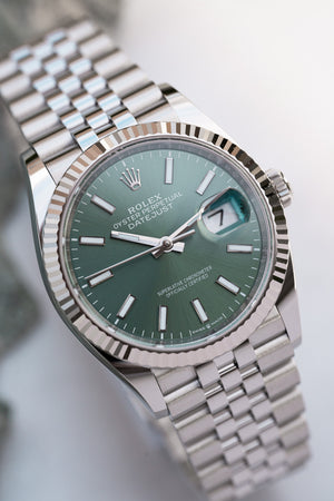 Rolex Datejust36 126234 Stainless Steel Mint Green Dial Jubilee (2024) — foto 9