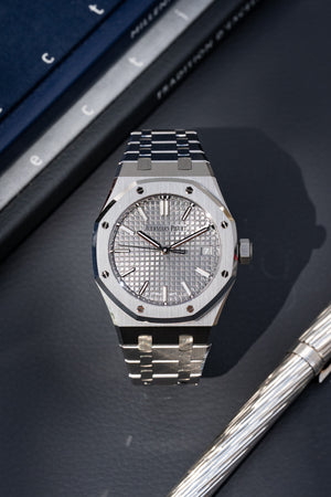Audemars Piguet Royal Oak 15550ST.OO.1356ST.07 Selfwinding Stainless Steel Grey Dial (2023) — foto 9