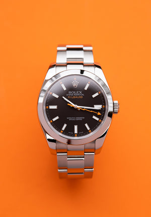 Rolex Milgauss 116400GV Stainless Steel Black Dial — foto 12