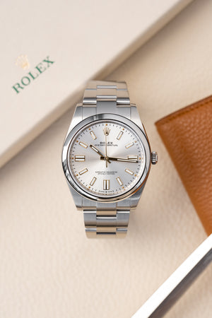 Rolex Oyster Perpetual 41 124300 Stainless Steel Silver Dial (2024) — foto 9