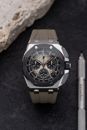 Audemars Piguet Royal Oak Offshore 26420SO.OO.A600CA.01 Chronograph Stainless Steel Smoked Light Brown Dial (2021) — foto 11