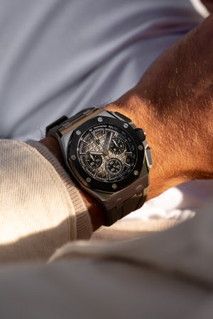 Audemars Piguet Royal Oak Offshore 26420SO.OO.A600CA.01 Chronograph Stainless Steel Smoked Light Brown Dial (2021) — foto 12