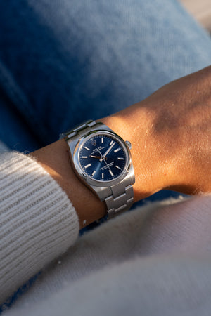 Rolex Oyster Perpetual 34 124200 Stainless Steel Blue Dial (2025) — foto 3