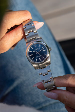 Rolex Oyster Perpetual 34 124200 Stainless Steel Blue Dial (2025) — foto 6