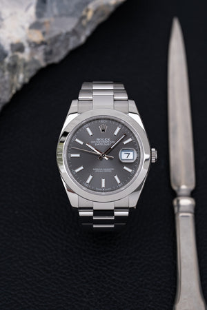 Rolex Datejust 41 126300 Stainless Steel Slate Dial Oyster (2026) — foto 11