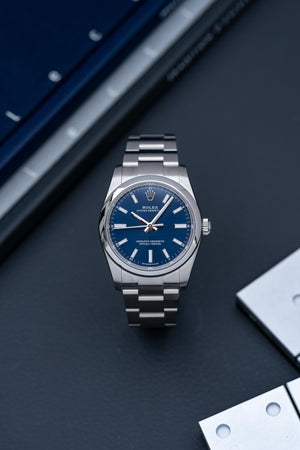 Rolex Oyster Perpetual 34 124200 Stainless Steel Blue Dial (2025) — foto 2