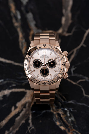 Rolex Daytona 116505 Rose Gold Sundust Diamond Baguette Dial (2019) — foto 11