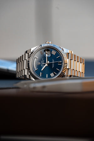 Rolex Day-Date 40 228239 White Gold Olive Dial (2020) — foto 12