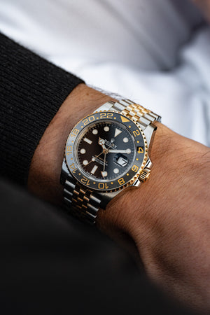 Rolex GMT-Master II 126713GRNR Stainless Steel Yellow Gold Black Dial Jubilee (2025) — foto 11