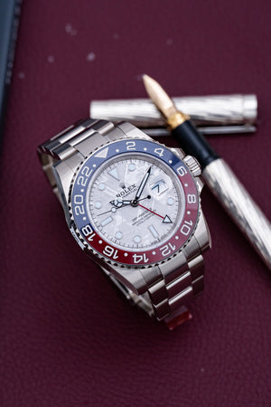Rolex GMT-Master II 126719BLRO 'Pepsi' White Gold Meteorite Dial — foto 8