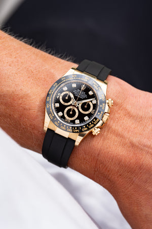 Rolex Daytona 116518LN Yellow Gold Black Diamond Dial — foto 10