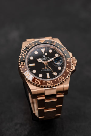 Rolex GMT-Master II 126715CHNR Rose Gold Tiger Iron Dial Oyster (2025) — foto 3