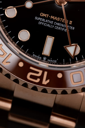 Rolex GMT-Master II 126715CHNR Rose Gold Tiger Iron Dial Oyster (2025) — foto 5