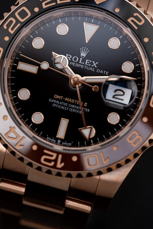 Rolex GMT-Master II 126715CHNR Rose Gold Tiger Iron Dial Oyster (2025) — foto 6