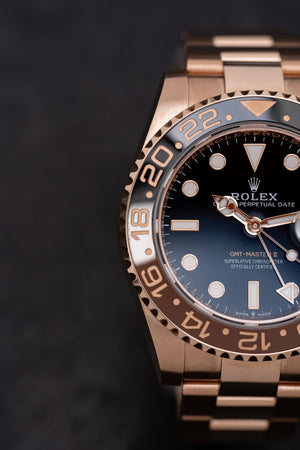 Rolex GMT-Master II 126715CHNR Rose Gold Tiger Iron Dial Oyster (2025) — foto 7