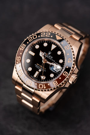 Rolex GMT-Master II 126715CHNR Rose Gold Tiger Iron Dial Oyster (2025) — foto 9