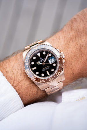 Rolex GMT-Master II 126715CHNR Rose Gold Tiger Iron Dial Oyster (2025) — foto 11