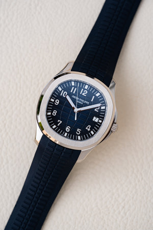 Patek Philippe Aquanaut 5168G-001 White Gold Blue Dial (2021) — foto 12